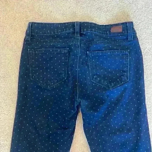 ⭐️ Paige polkadot denim verdugo ankle jeans - Picture 4 of 6